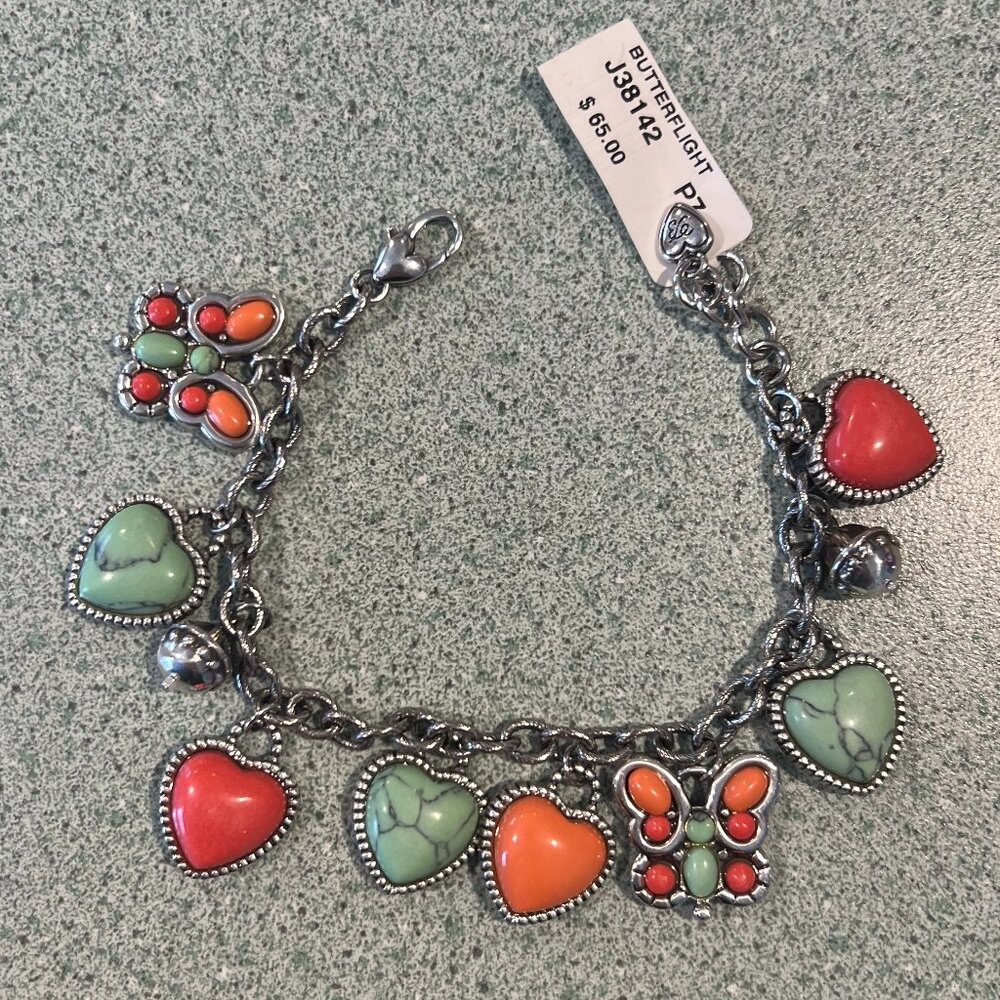 Brighton Jewelry Butterflight Charm Bracelet